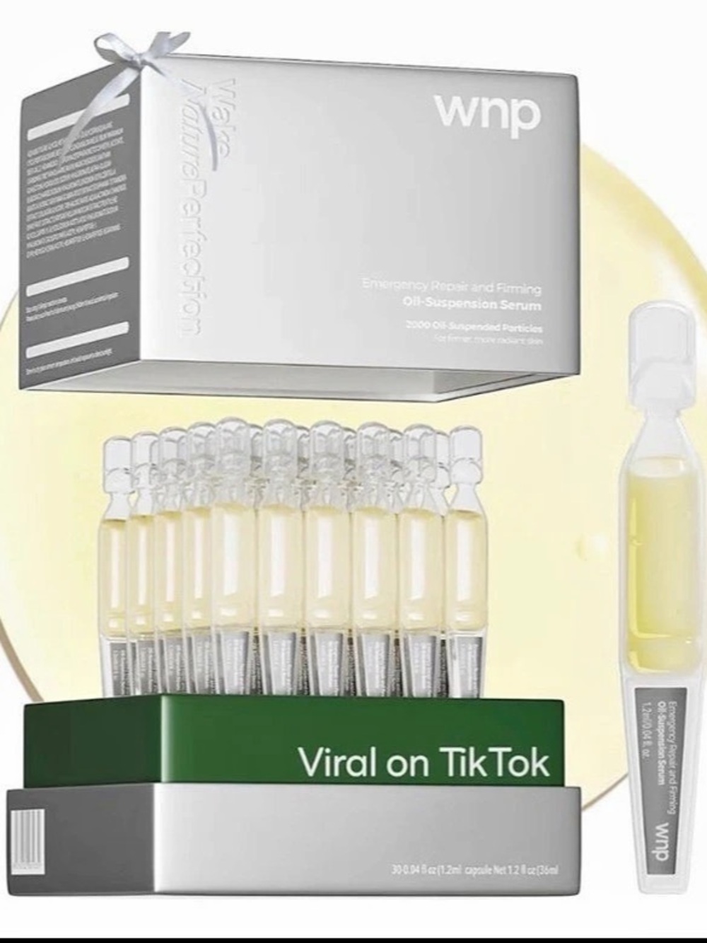 WNP (Wake Nature Perfection) Emergency Repair Oil-Suspension Serum set